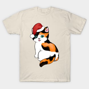 Meowy Christmas Kitten T-Shirt